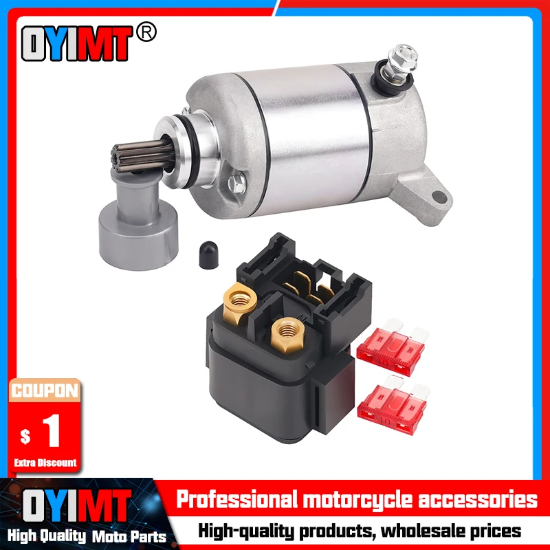 

Motorcycle Engine Parts Starter Motor & Relay For Yamaha YFZ450 YFZ450LE YFZ450RSE YFZ450SE YFZ450SE2 YFZ450SP YFZ450SP2 YFZ450V