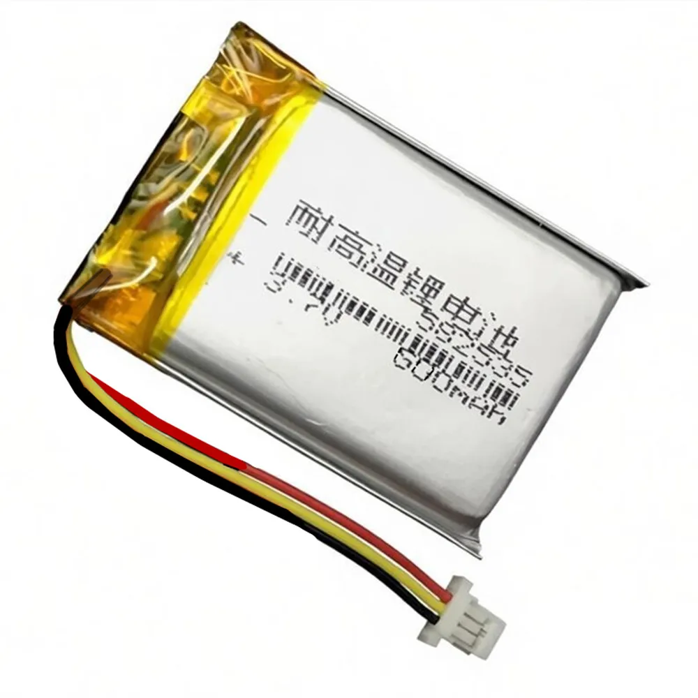 600mAh 3.7V 582535 SH 1.0mm 3P Plug Polymer Lithium Rechargeable Battery For MP3 PS5 GPS Bluetooth Speakers Headphones Headset