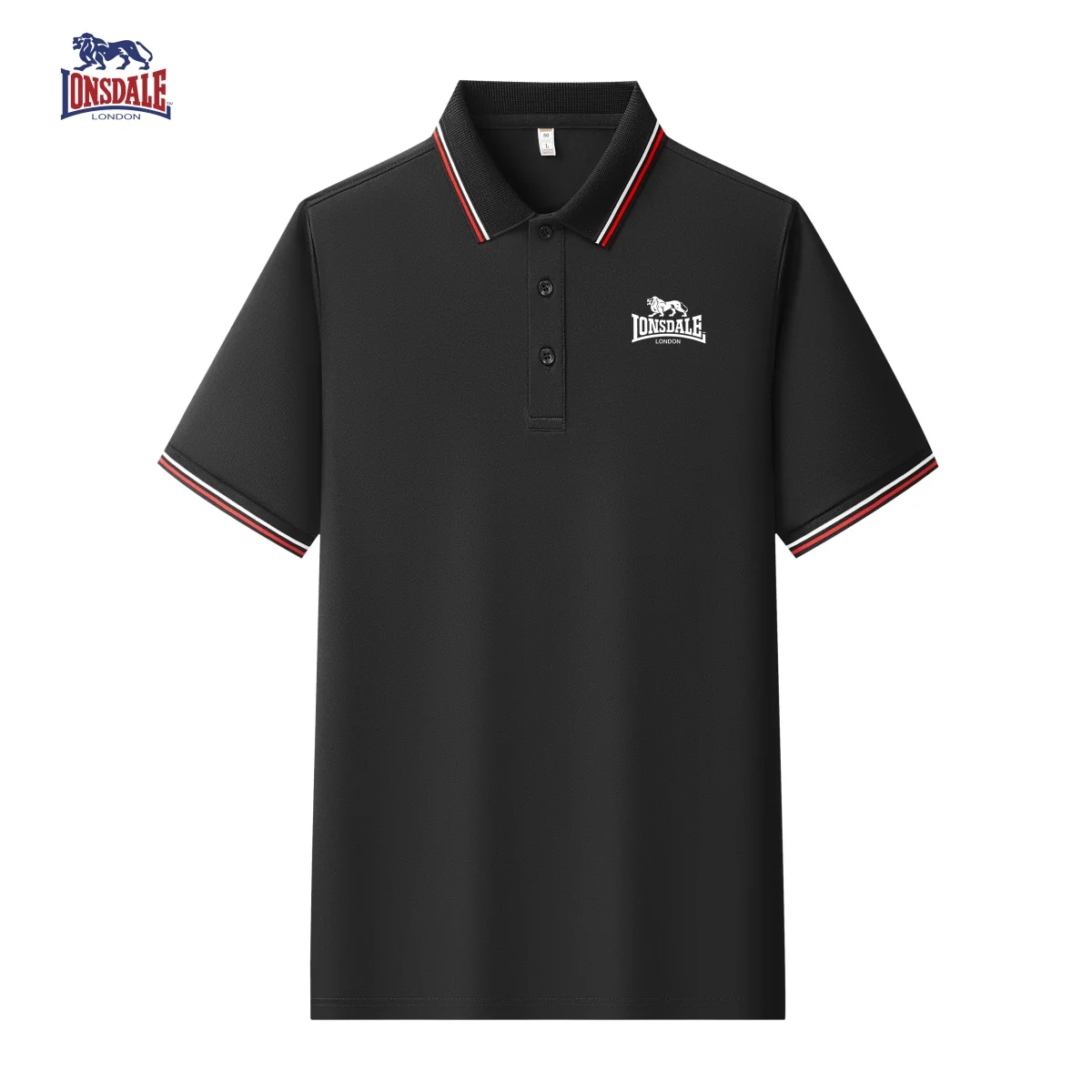 

Men's 2026 Polo Shirt LONSDALE Print Sporty Style Breathable Summer Business Casual Outdoor Activities Polo