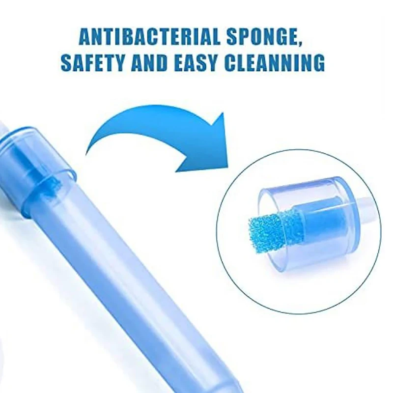 （Only sponge）Baby Mouth Suction Nose Baby Cleaning Nose Anti-ride Nose Nasal Aspirator Baby Health Care Dropper Accessories