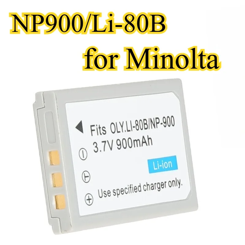 np900-li-80b-カメラバッテリー-900mah-ミノルタ-e40-e50-sl4-sl5-sl6-sl8-sl43-ユニバーサル-80b-バッテリーに適しています