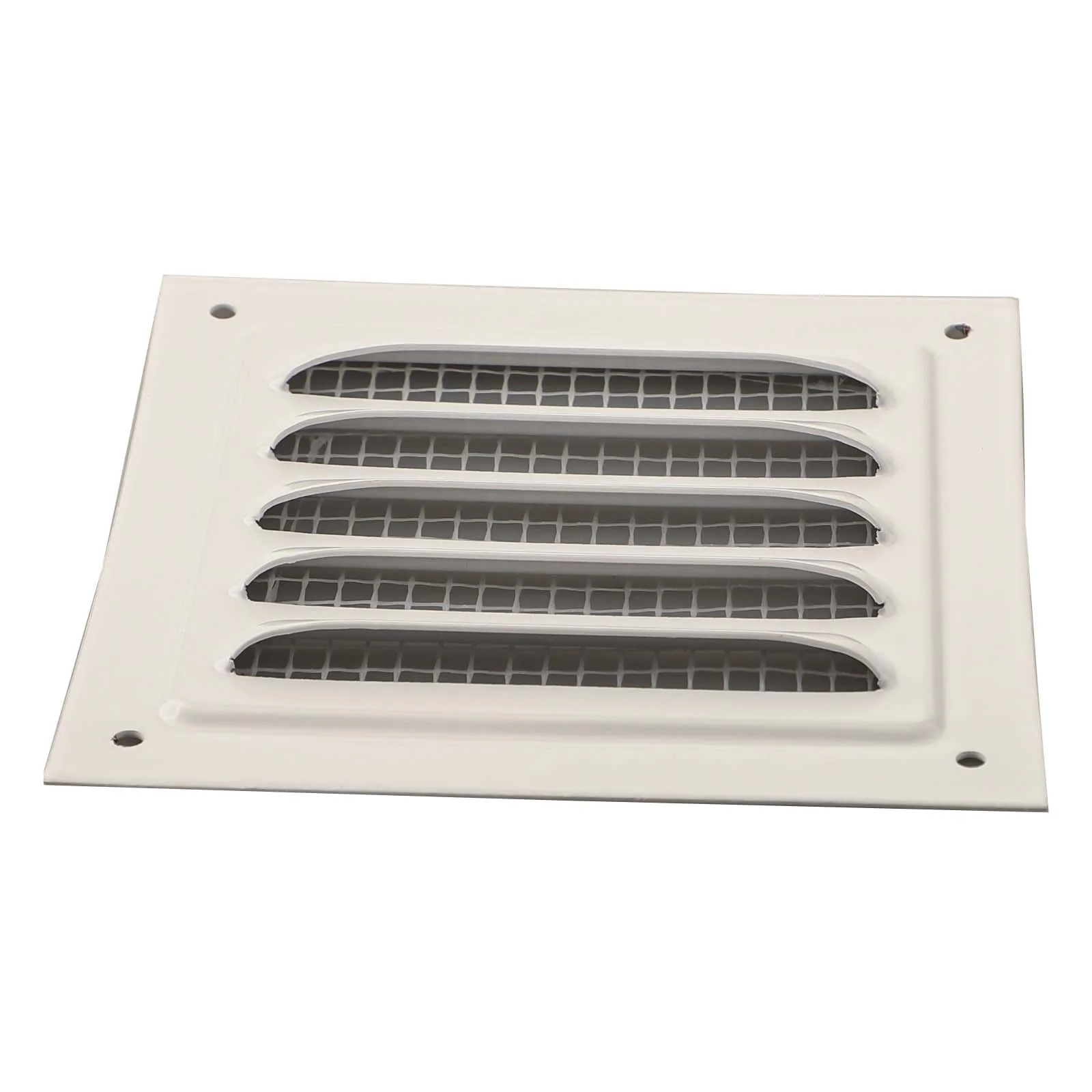 100-400mm Aluminum Alloy Vent Covers Square Soffit Ventilation Louver Grille Cover Built-in Insect Screen For Bathroom Kitchen