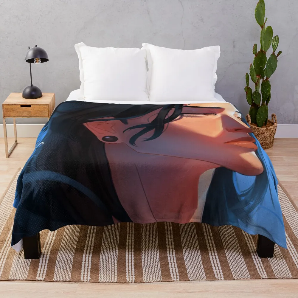 

Suguru Geto Throw Blanket For Sofa Thin Soft Plaid Softest Sofa Throw Blankets