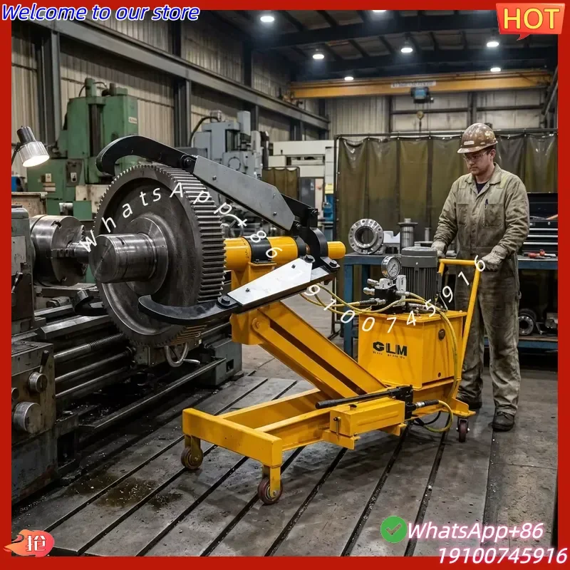 2026Hot 50Ton 3 Jaws Automatic Hydraulic Puller 700Bar Automatic Lifting Hydraulic Puller