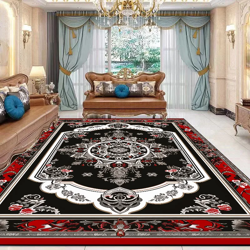 European Style Persia Carpet Living Room Luxury Thickening Carpets for Bedroom Large Area Rugs Cloakroom Non-slip Soft Floor Mat