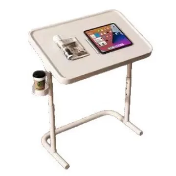 Living Room Sofa Side Table Movable Folding Computer Desk With Wheels Adjustable Dormitory Bedroom Small Book Desks