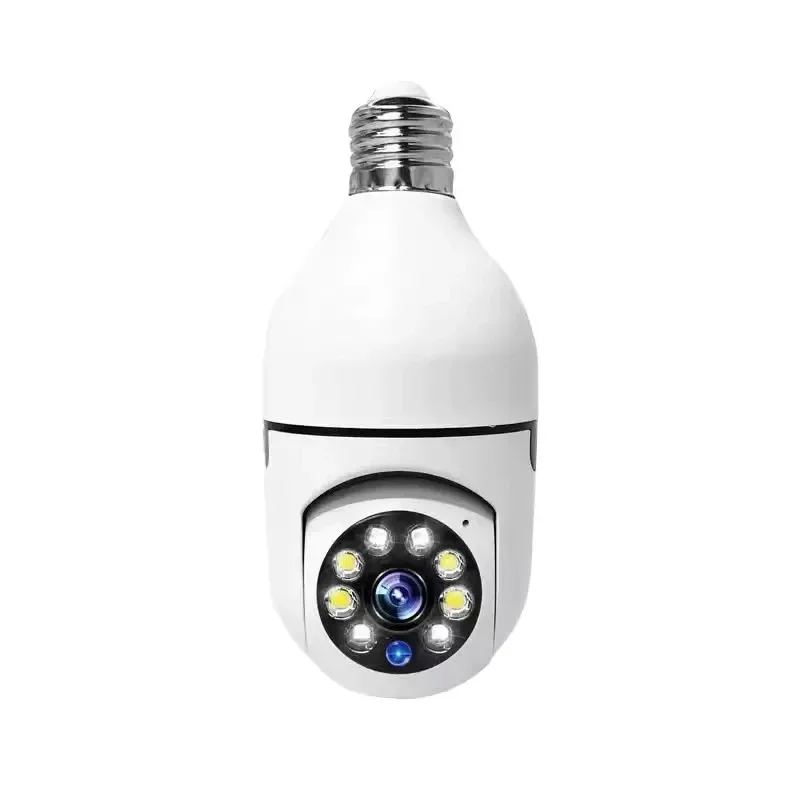 Human Tracking 5G Surveillance Camera Security Monitor Wifi Security Camera 1080p Wireless CCTV 360 Indoor Panoramic Bulb Camera