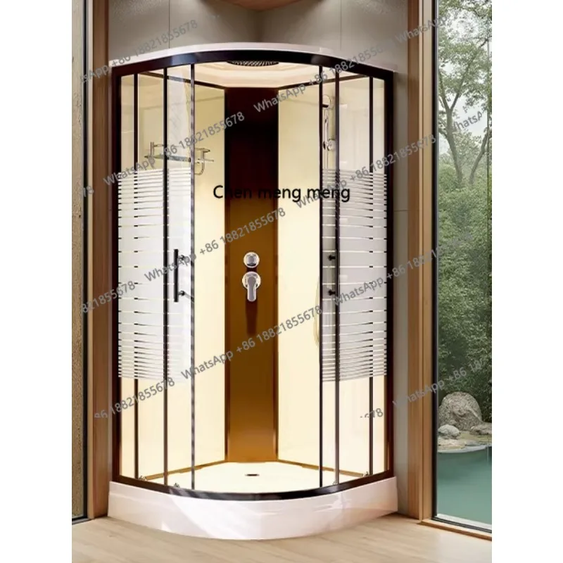 

Integral shower room integrated household, bath room bathroom glass partition