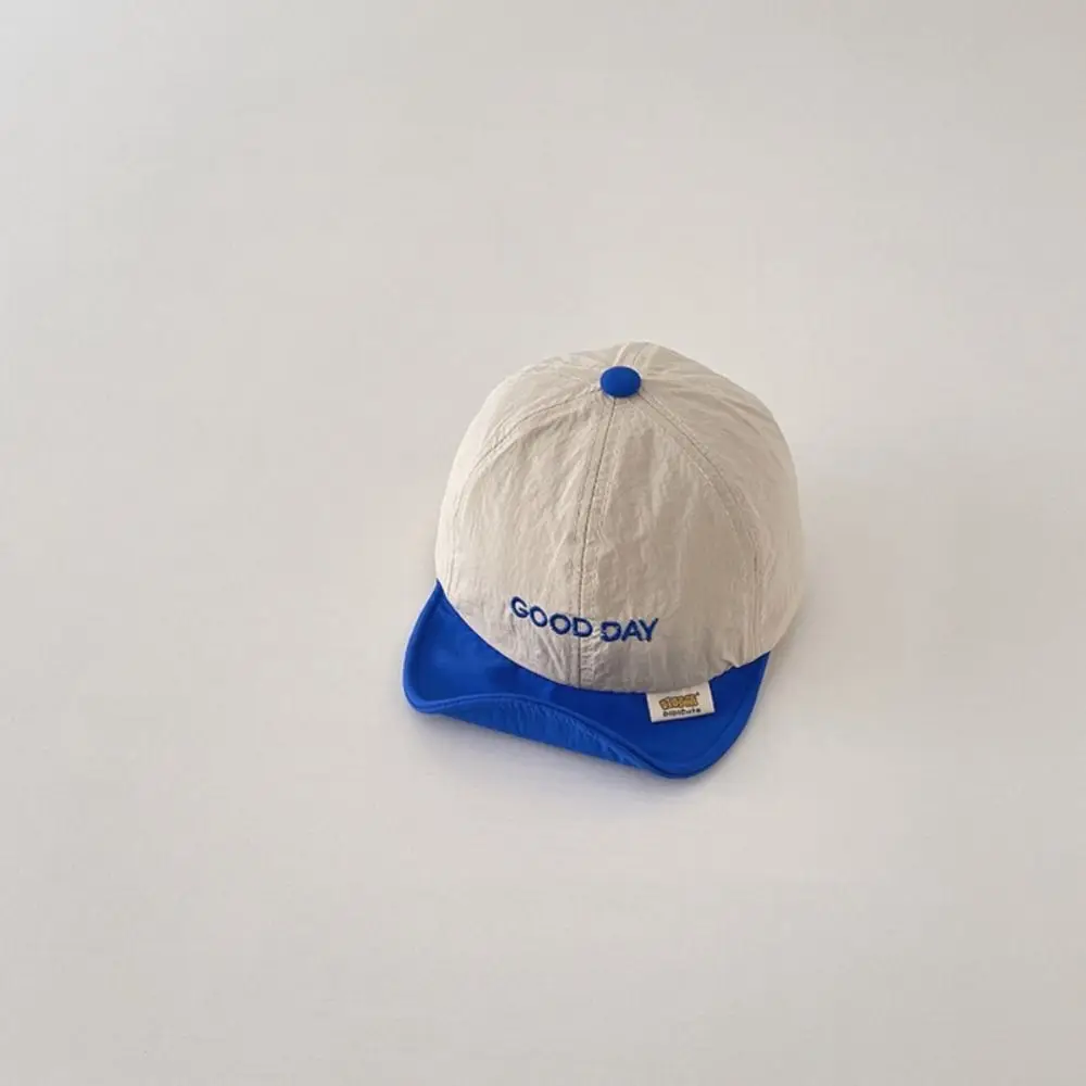 

Korean Summer Letter Baseball Cap Soft Quick-drying Baby Peaked Hat Breathable Thin Children Visors Cap