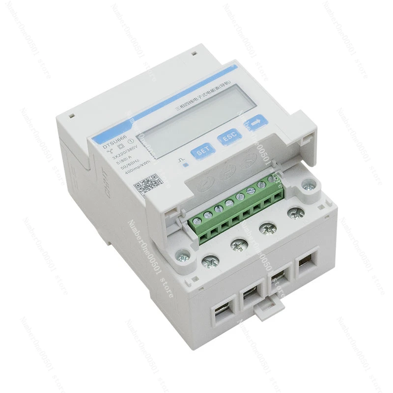 DDSU666 DDSU666-H DTSU666 Monophasé DIN-Rail Compteur 5(80)A 1.5(6)A (RS485) Onduleur Électrique Compteur