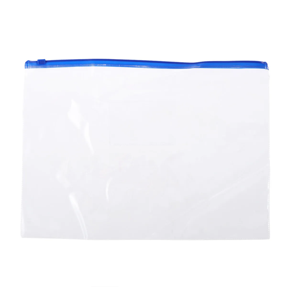 

12Pcs Portable File Bag Set A4 33x24cm PVC Waterproof Document Organizer with Heavy Duty Zipper Clear View Pouch Stylish Office