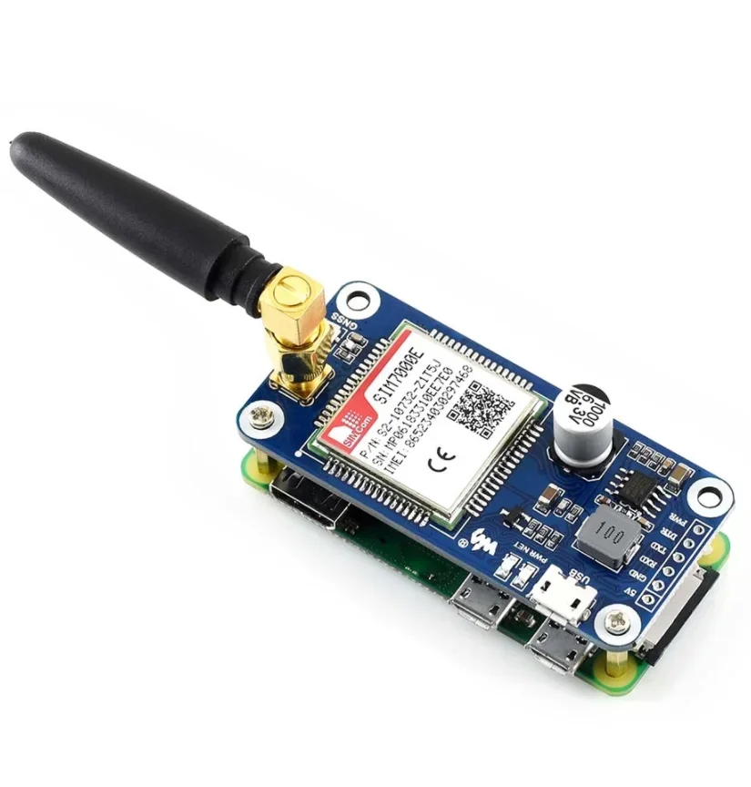 SIMCOM SIM7000E NB-IoT/eMTC/EDGE/GPRS/GNSS Шляпа для Raspberry pi Zero/Zero W/Zero WH/2B/3B/3B+, поддерживает TCP, UDP, PPP, HTTP, почта SIMCOM SIM7000E NB-IoT/eMTC/EDGE/GPRS/GNSS Шляпа для Raspberry pi Zero/Zero W/Zero WH/2B/3B/3B+, поддерживает TCP, UDP, PPP, HTTP, почта