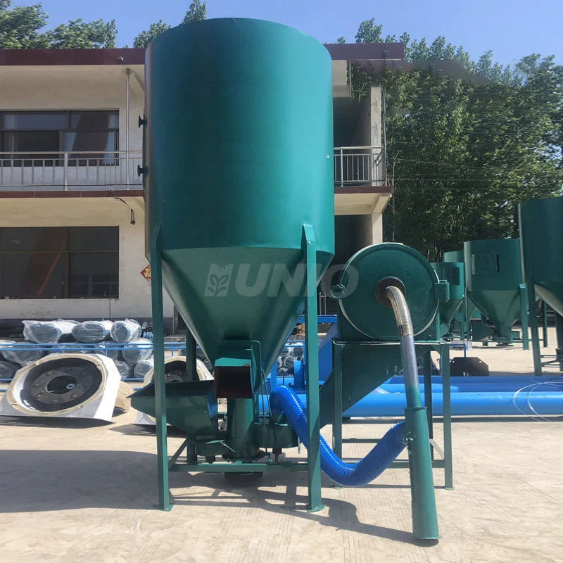 Produsen Mesin Pencampur dan Penghancur Pakan Multifungsi All-In-One Baru