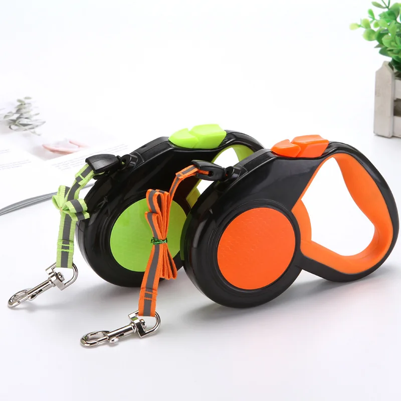 

Retractable Dog Leash Automatic Extending Nylon Puppy Pet Dog Leashes Lead Dog Walking Running Leash Traction Rope 3m 5m 8m