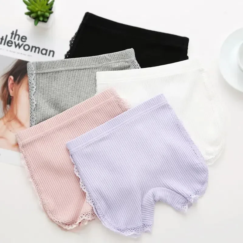 Girls Short Safety Pants Kids Underwear Leggings Children Summer Cute Cotton Soft Lace Shorts Underpants for Girls Shorts 3-12Y