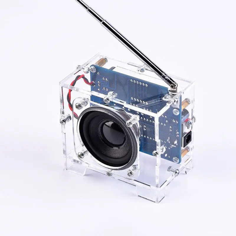 

Radio DIY Kit TEA5767 Digital Radio Kit 51 MCU FM Digital Radio Assembly Parts