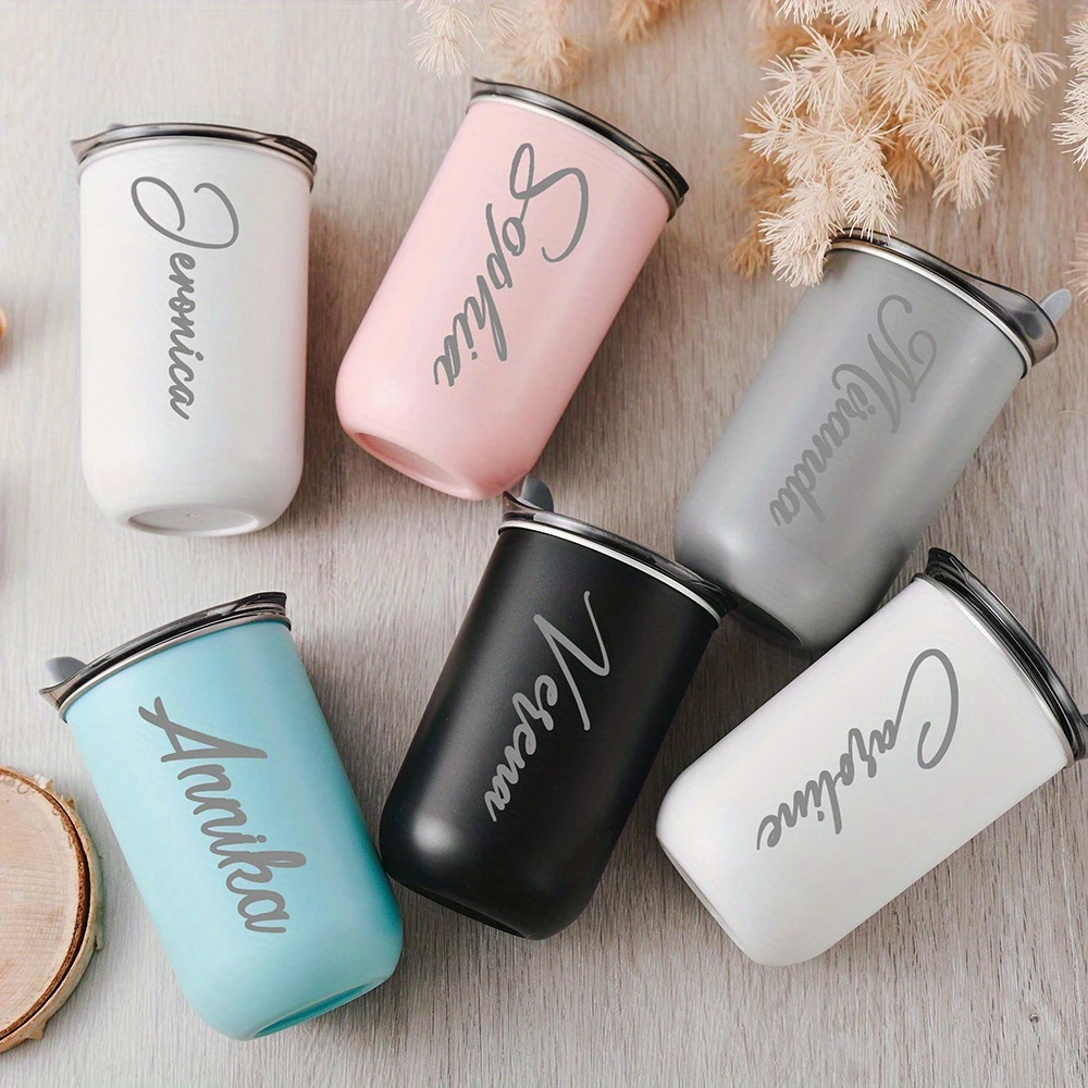 Mini 300ml Stainless Steel Thermos Bottle, Portable Leakproof Drink Cup, Multi-scene Practical for Daily Holiday Present-giving