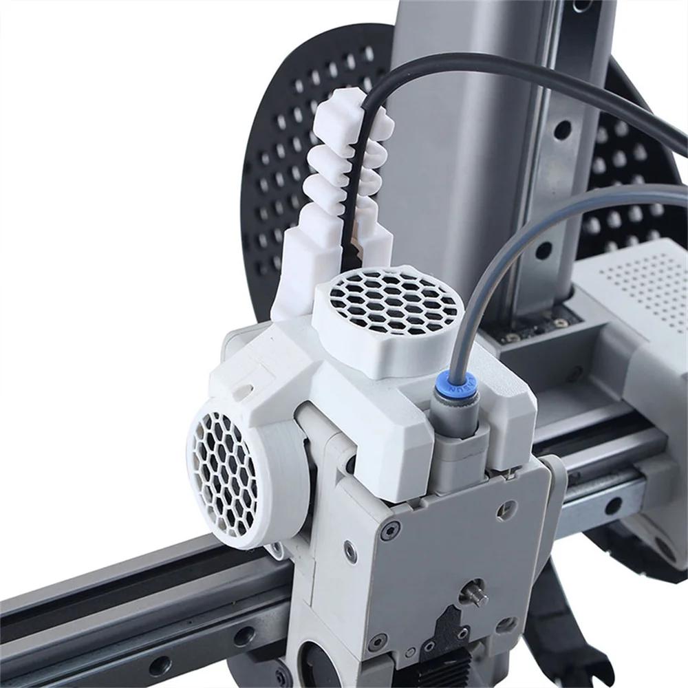 1pair Dual Ball Bearing Extruder Cooling Fan + Outer Shell +Connection Cable for Bambu A1/A1 mini 3D printer Accessories