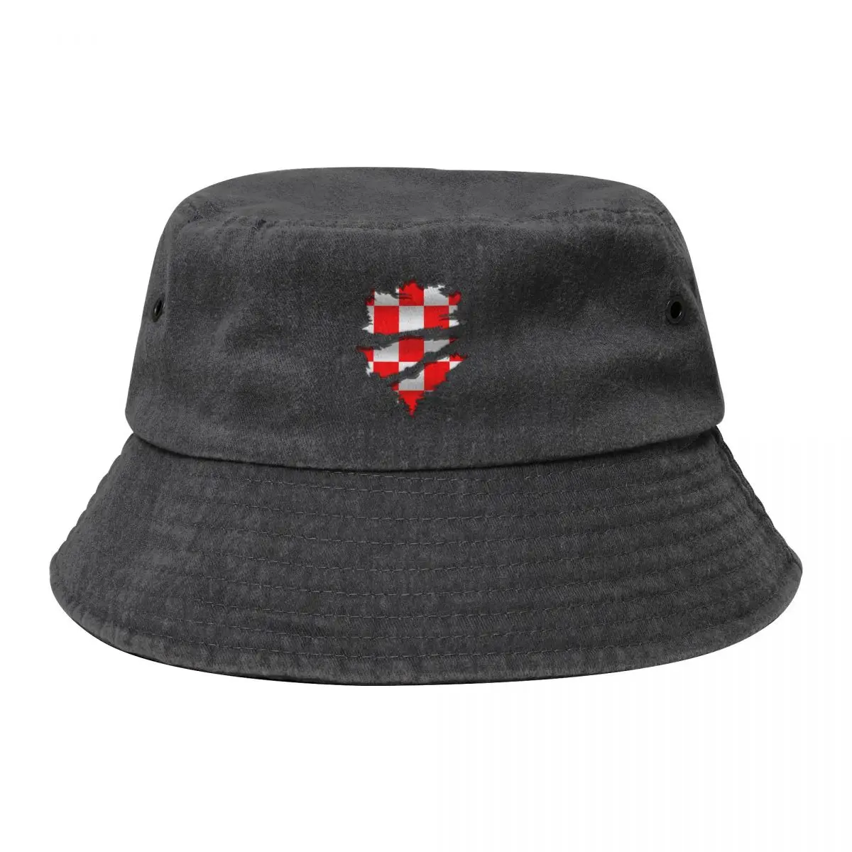 

Croatia - Croatia - flag - Tattoo Ripped Bucket Hat birthday black Thermal Visor fashionable Golf Women Men's