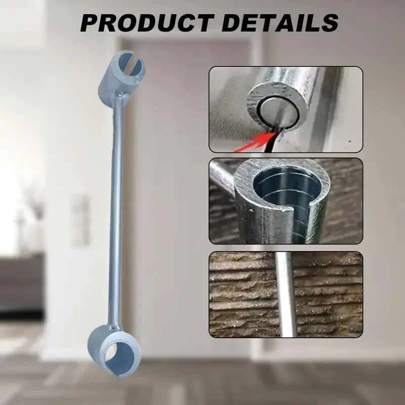 

Ключ для регулировки зазоров в дверных петлях, двусторонний, 1 шт., инструмент для ремонта дверных петель, экономящий усилия, для устранения зазоров