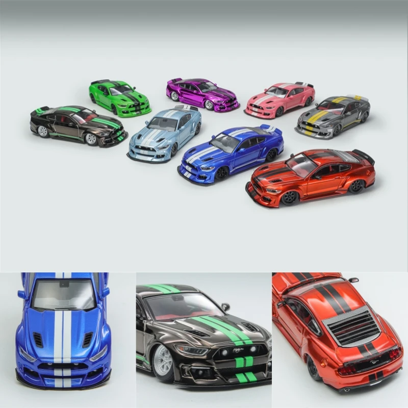 Liberty64 1:64 Mustang Gen.6 Clinched Flares Widebody Diecast Model Car