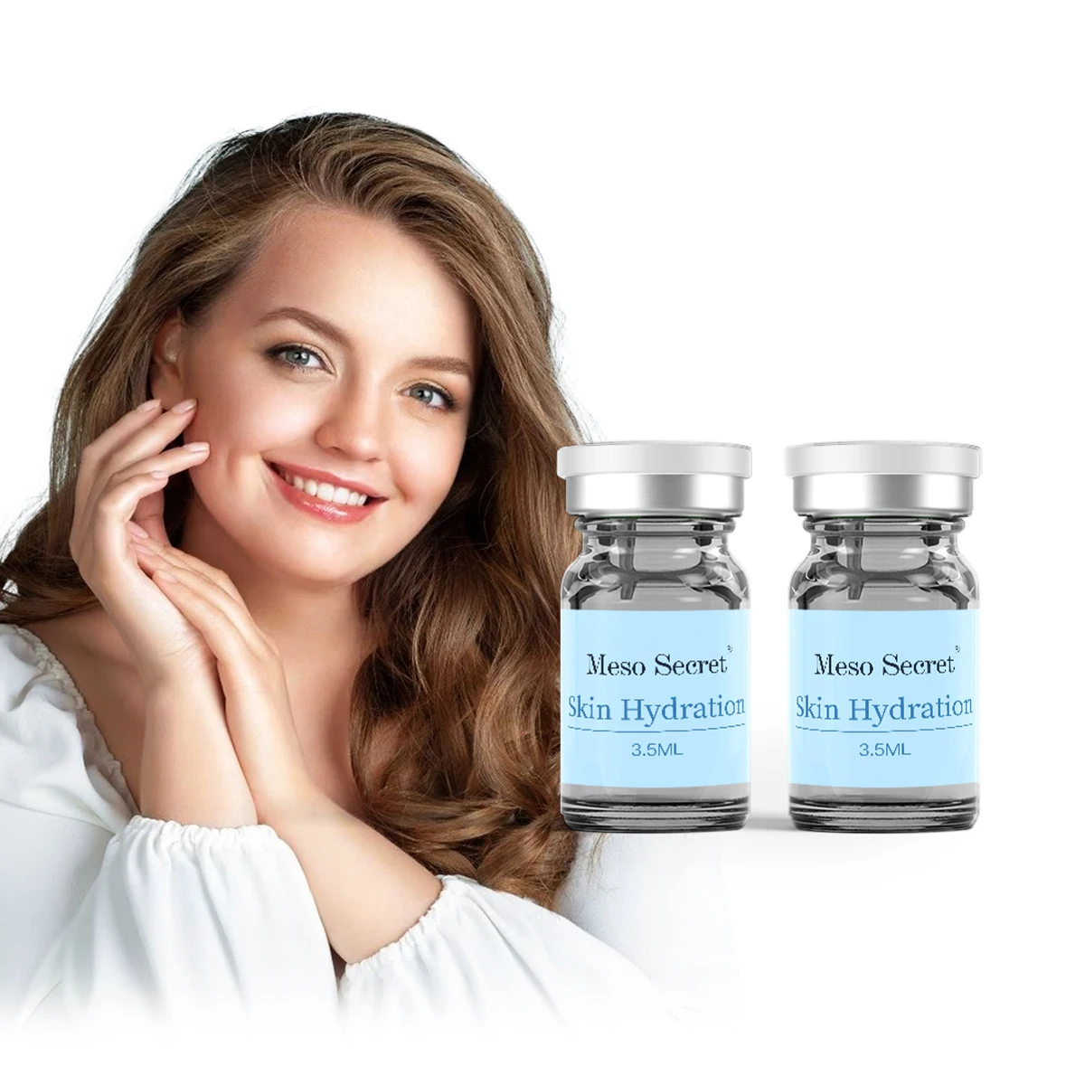 2 Vials/Box Meso Secret Hyaluronic Acid Skin booster Face essence replenishment and moisturizing essence