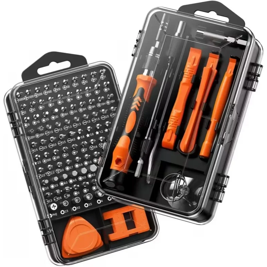 TINSOL 115-in-1 Präzisions-Schraubendreher-Set, CRV-Stahl-Bits mit Torx und Triwing, Mini-Reparatur-Werkzeugset für Elektronik, PC, Laptop, Handy – Detail 1
