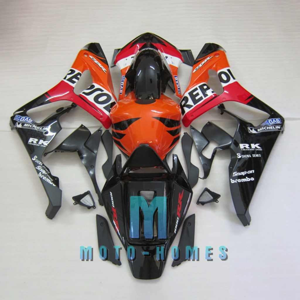 Prime Full Fairing Kit for Honda CBR1000RR CBR 1000RR 06 07 2006 2007 Motorcycle Injection ZXMT Rebuilding Bike Black Repsol