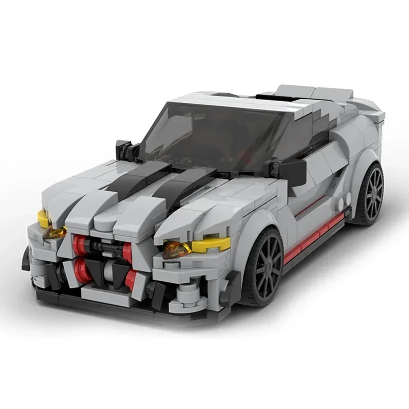 MOC-MOC Building Bricks of Supercar Model, Speed Champion, M4 Technology, Blocos Modulares, Brinquedos de Natal, Conjuntos DIY, Montagem, Cidade, Presentes