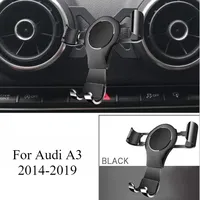 Car Phone Holder Mount Magnetic Phone Navigation Bracket For Audi A3 S3 Year 2014-2019 Auto Car Phone Holder Bracket Accessories