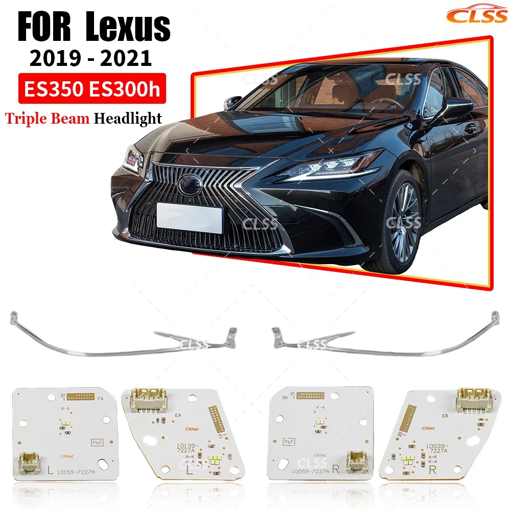 For Lexus ES350 ES300h 2019-2021 LED Headlight DRL Chips Lightsource Daytime Running Light Tube Lights Guide Strip Plate Board