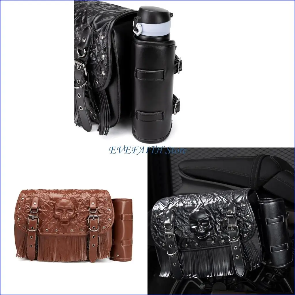 

124B Waterproof Motorcycle Tail Bag Sport Luggage Saddlebag Riding Rear Bag Side Bag