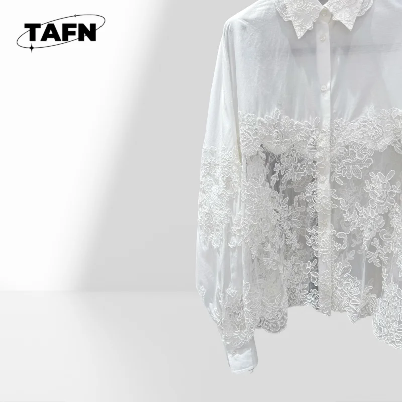 Women's Linen Shirt Tunic Style Casual Loose Blouse  Women's Button Down Shirt Color Block Casual Blouse AJ1511