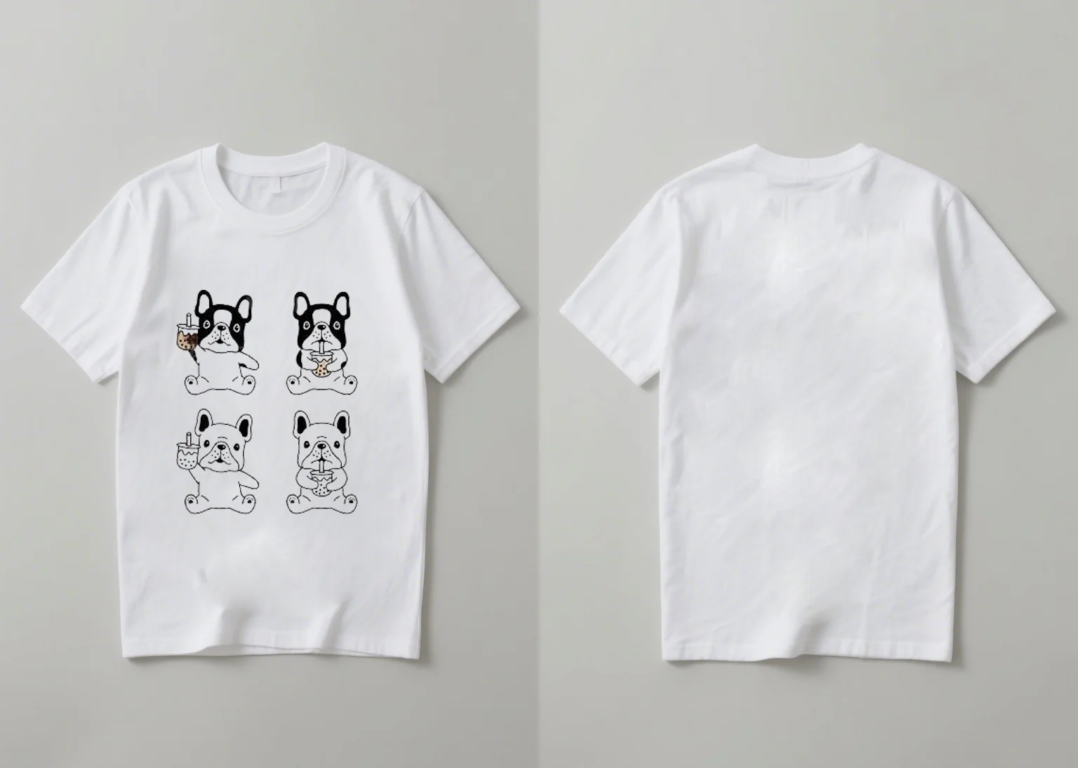 

В 2025 году появилась новая тенденция для мужчин и женщин. Эта милая и милая рубашка с короткими рукавами с принтом щенка повседневная свободная и универсальная.