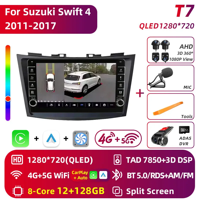 Android 16 Autoradio Stereo Voor Suzuki Swift 4 2011 2012 2013 2014-2016 Multimedia Video Player 2 Din auto Audio G Stereo Audio