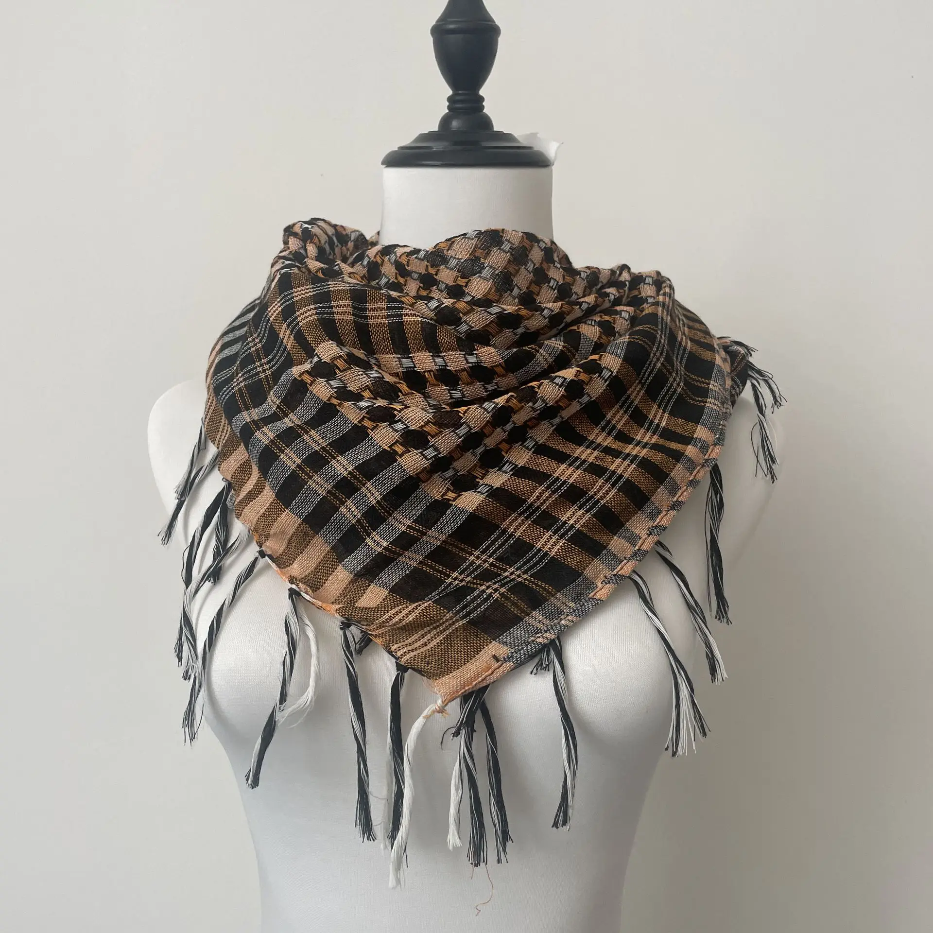 

New Lightweight Arab Headscarf Thin Arafat Square Scarf Tactical Outdoor Camping Muslim Square 8SJ29