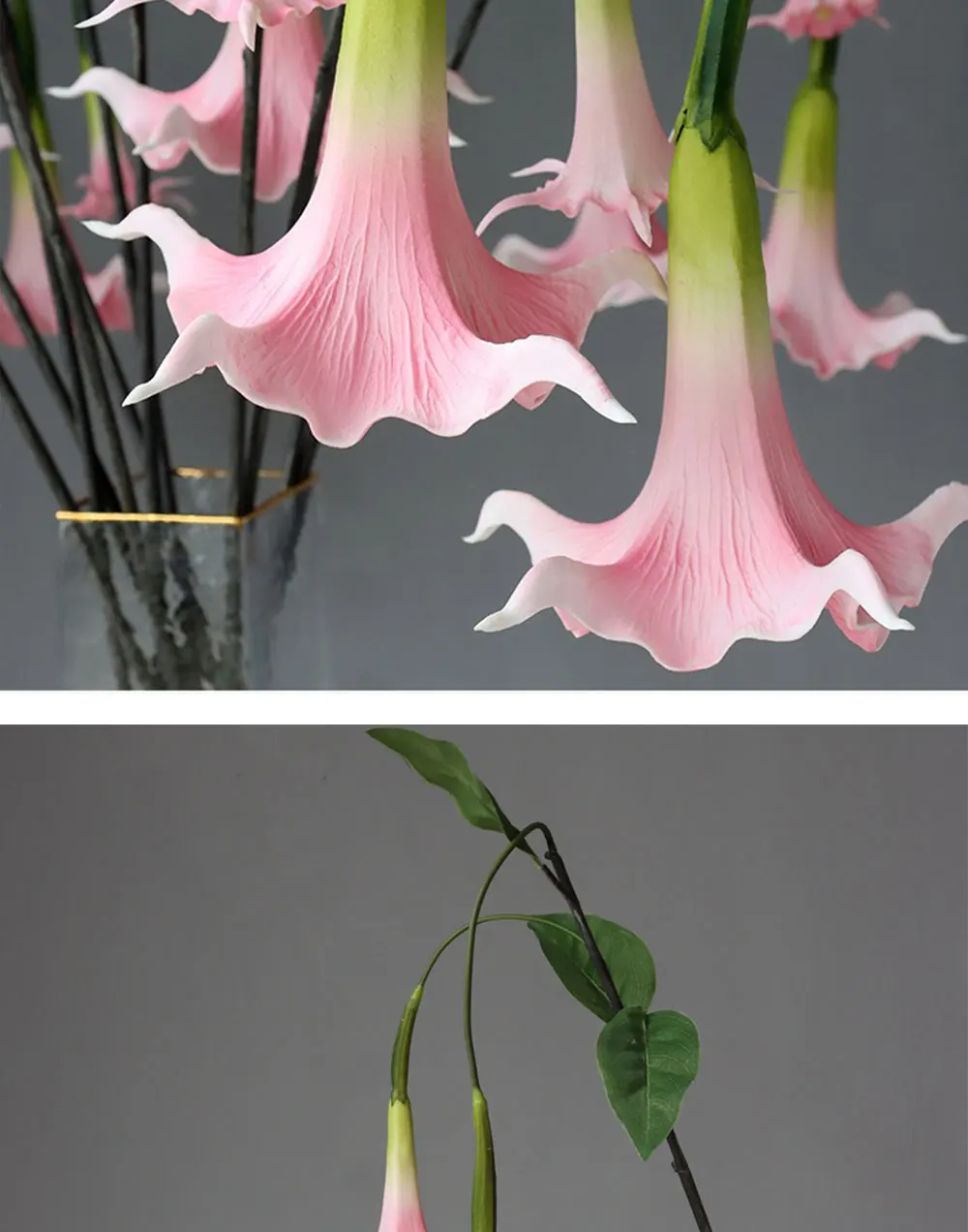 Hochwertige künstliche Blumen aus PU mit echtem Touch-Design – Wandbehang für Hochzeitsfeiern | Blumendekoration für Zuhause, Wohnzimmer, Garten – Detail 13