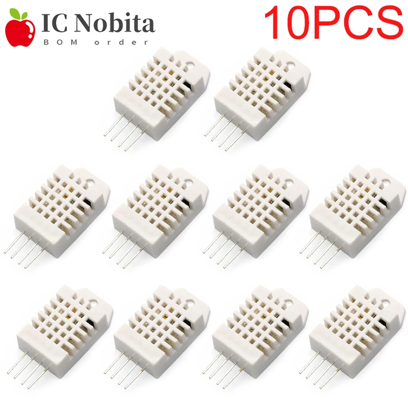 10PCS DHT22 Digital Temperature Humidity Sensor Module AM2302 – High Accuracy 3.3V/5V for Arduino Raspberry Pi ESP8266