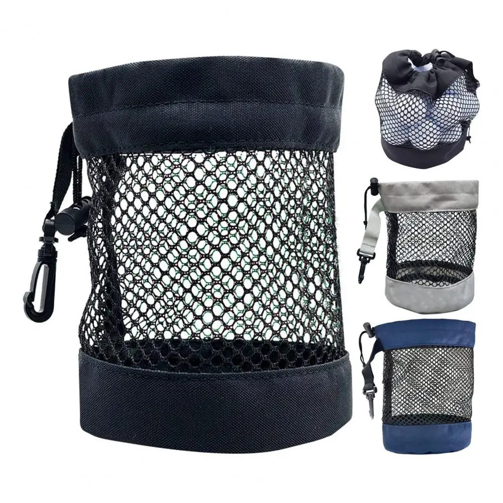 Portable Golf Ball Storage Bag Accessory Holder Organizer Gear Carry Case Gift Men Women Golfer Sport Training Equipment