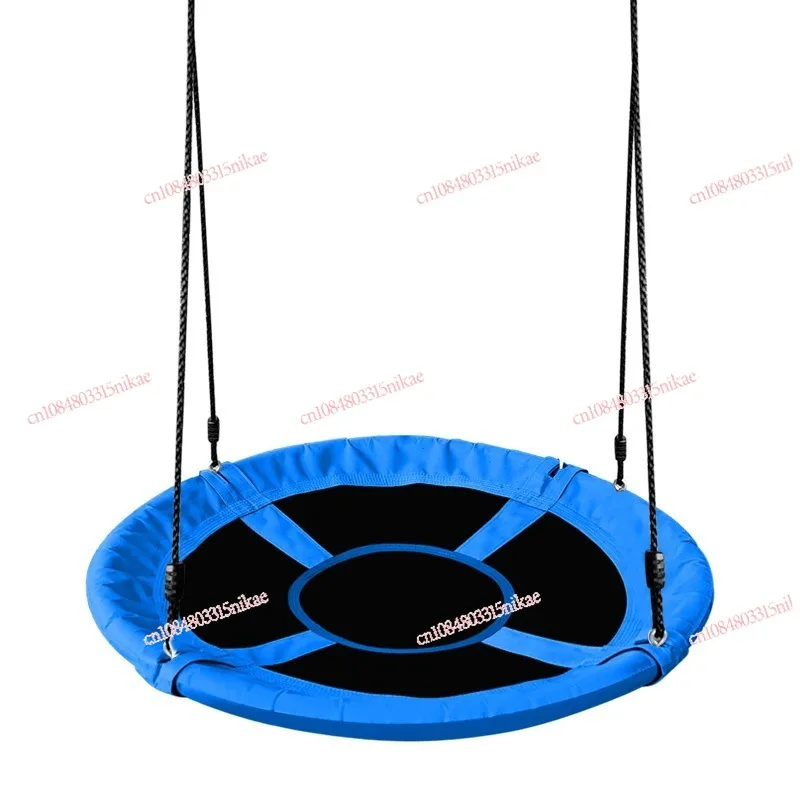 

Children's Round Fabric Swing Outdoor Park Swing with 600D Oxford Fabric, Circular Hammock - Tree Swing