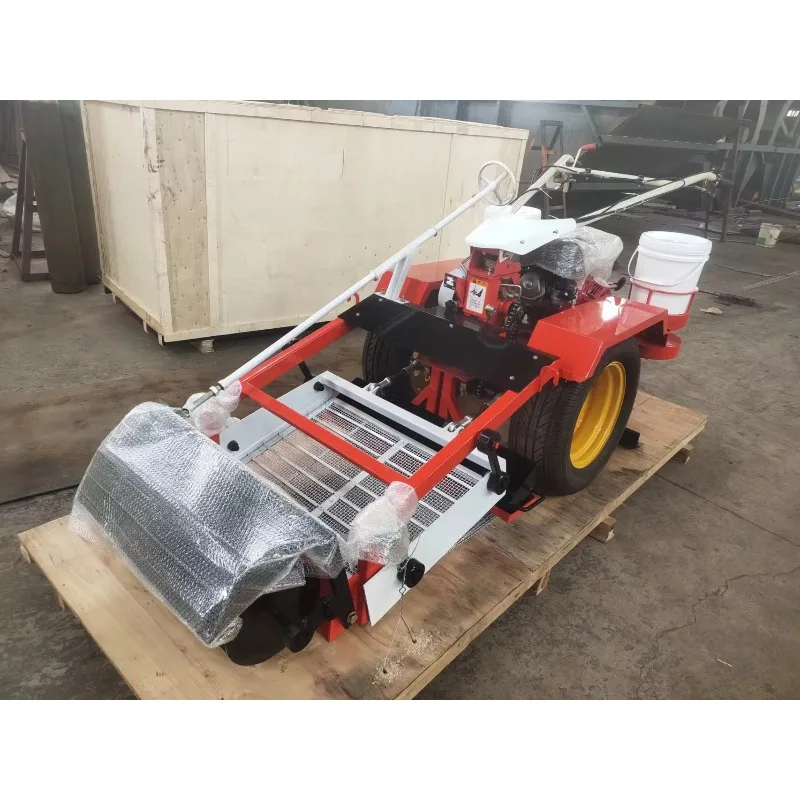 Walk-behind Beach Cleaning Machine With Working Width 800mm High Cleaning Efficiency for Hotel Beach