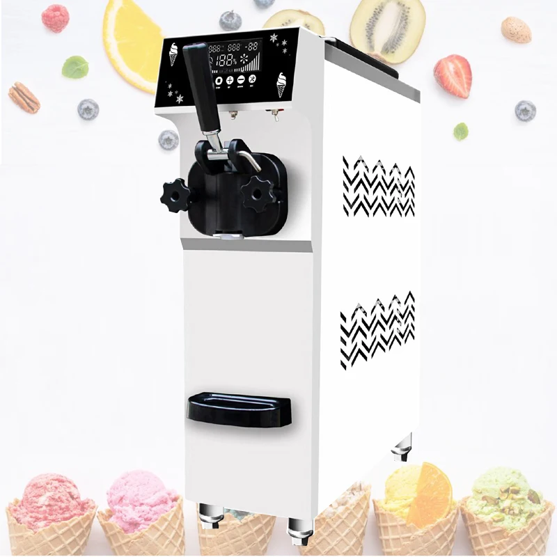 

Coffee Shop Desktop Soft Ice Cream Machine frozen ice cream Yogurt Sorbet Maker One Flavor Ice Cream Machine