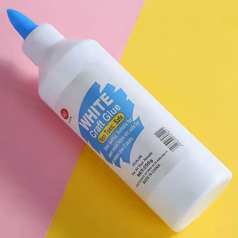 Imagem -06 - White Glue Liquid Adhesive Safety Non-toxic Student Make Paper Crafts Tool Material de Escritório Escolar Papelaria 500ml 250ml