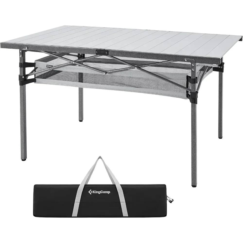 Camping table aluminum folding table can be rolled up, lightweight folding table, portable table  camping