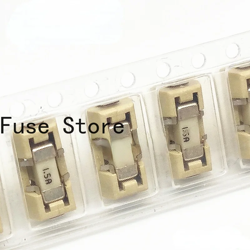 

3PCS 015401.5DR Imported 1808 Disposable Patch Fuse Holder 1.5A 125V Fast Break