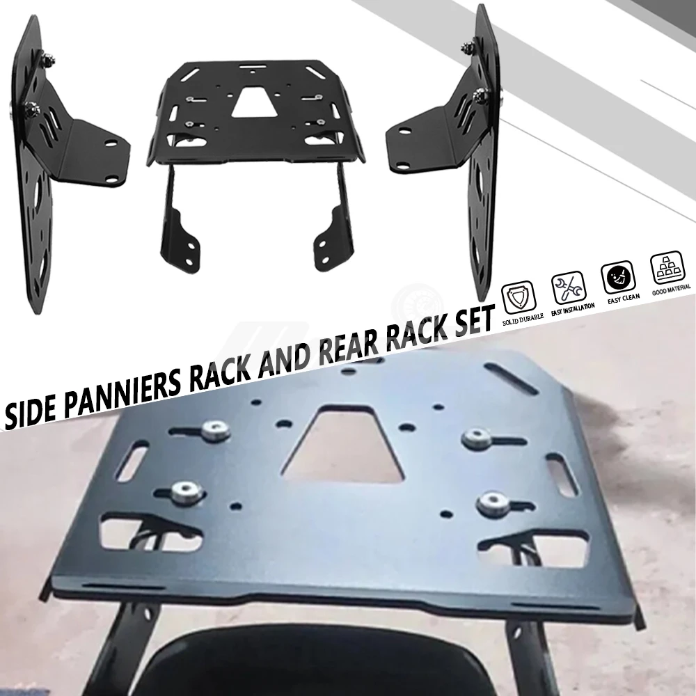 

Кронштейн для боковых кофров мотоцикла Husqvarna Svartpilen 125 200 250 2021 2022 2023 Vitpilen 250/401, алюминиевая багажная стойка