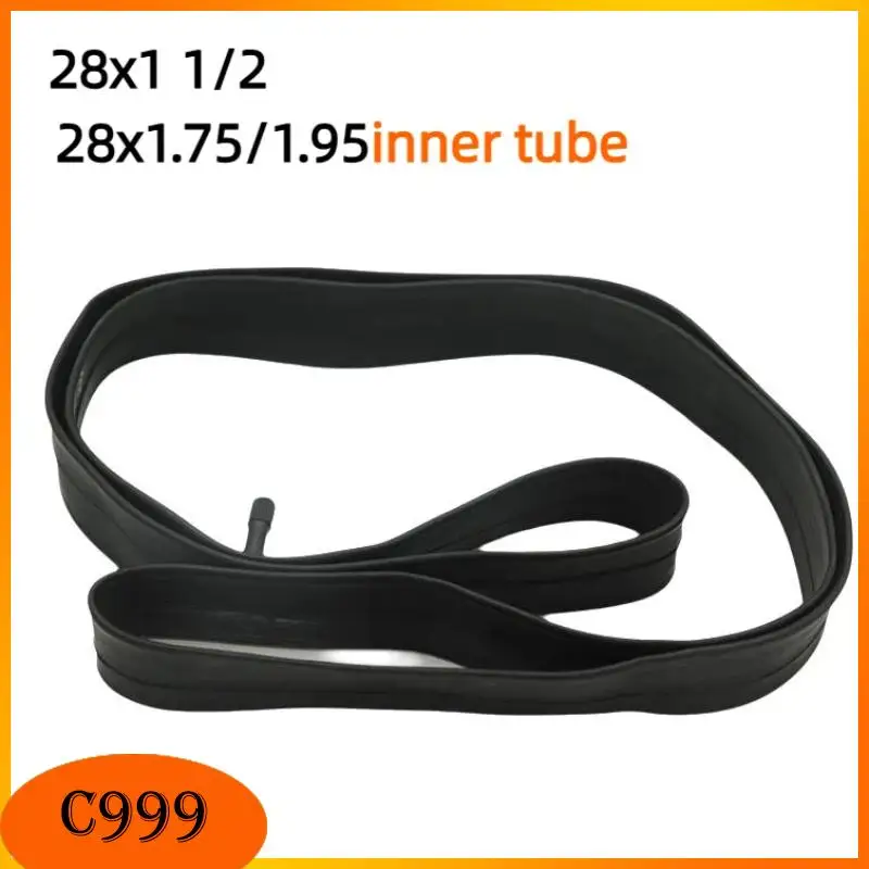 Bicycle Inner Tires 28inch 28x1 1/2 28x1.75/1.95 Schrader Tyres 1.75/2.125'' Width Bike Cycling Tire Rubber Tube for MTB