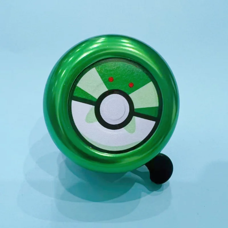 Niedliche Pokemon Pokeball Fahrradklingel, 5x5cm Metall-Fahrradglocke, Laute Sicherheitsklingel für Kinder und Erwachsene, Fahrradzubehör Geschenk