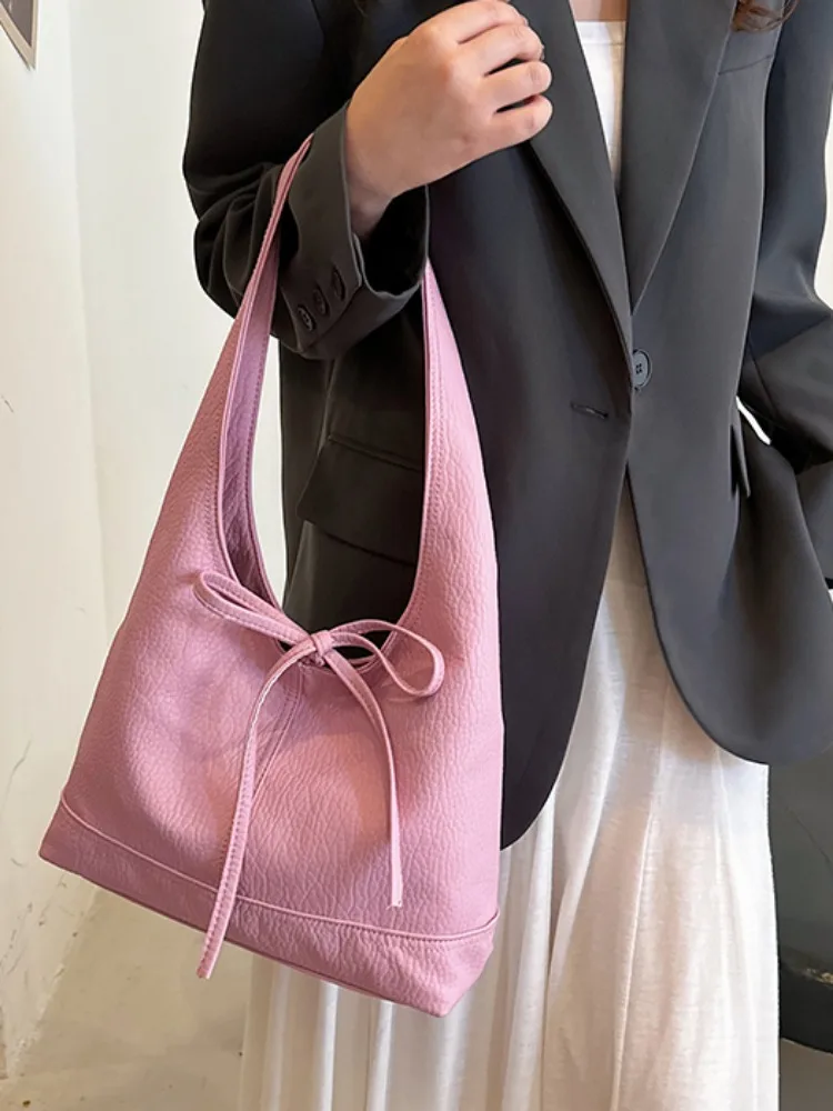 CommPiedmont-Sac à nœud pour femme, grande capacité, sac fourre-tout populaire, haute qualité, nouvelle mode, été 2024