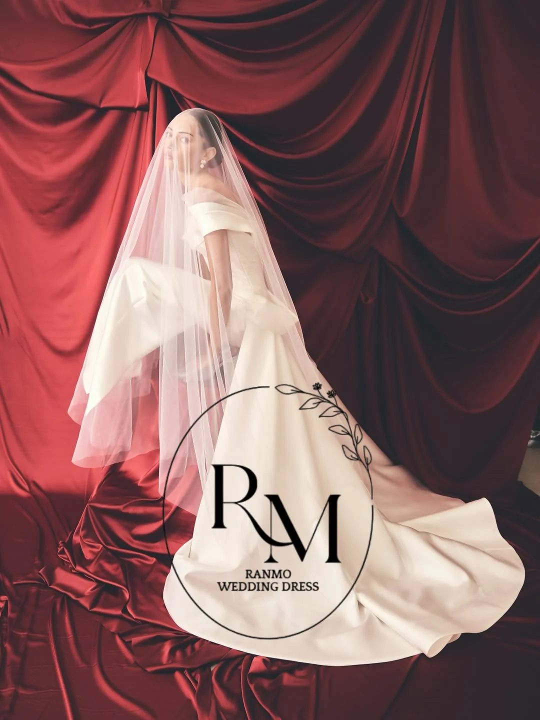 Ranmo Modern Off Shoulder Wedding Party Dress Short Sleeve Mermaid Floor-Length Soft Satin Vestidos De Novia 2026 New Customized